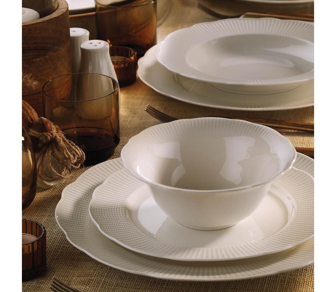 26 részes étkészlet fehér/porcelán 719KTP9856
