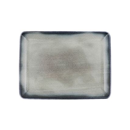 26 részes étkészlet kék/barna/porcelán