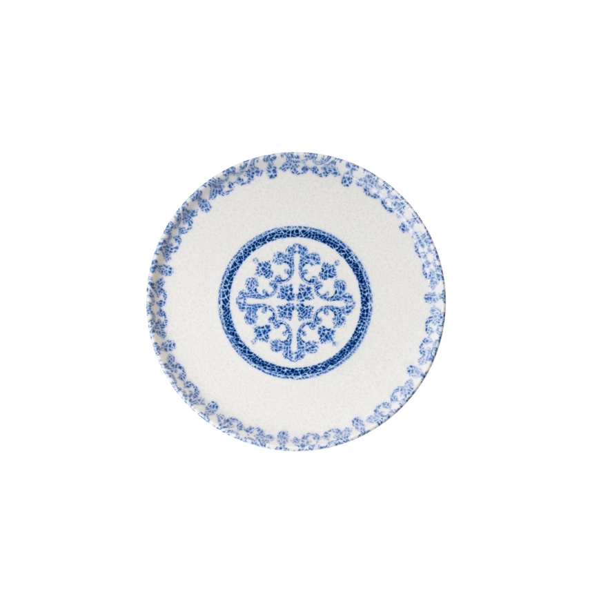 27 darabos étkészlet fehér/kék/porcelán