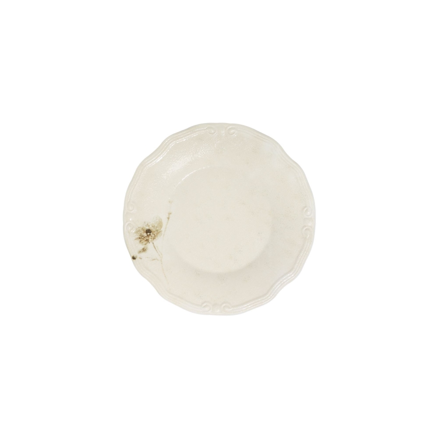 27 darabos krémszínű porcelán étkészlet