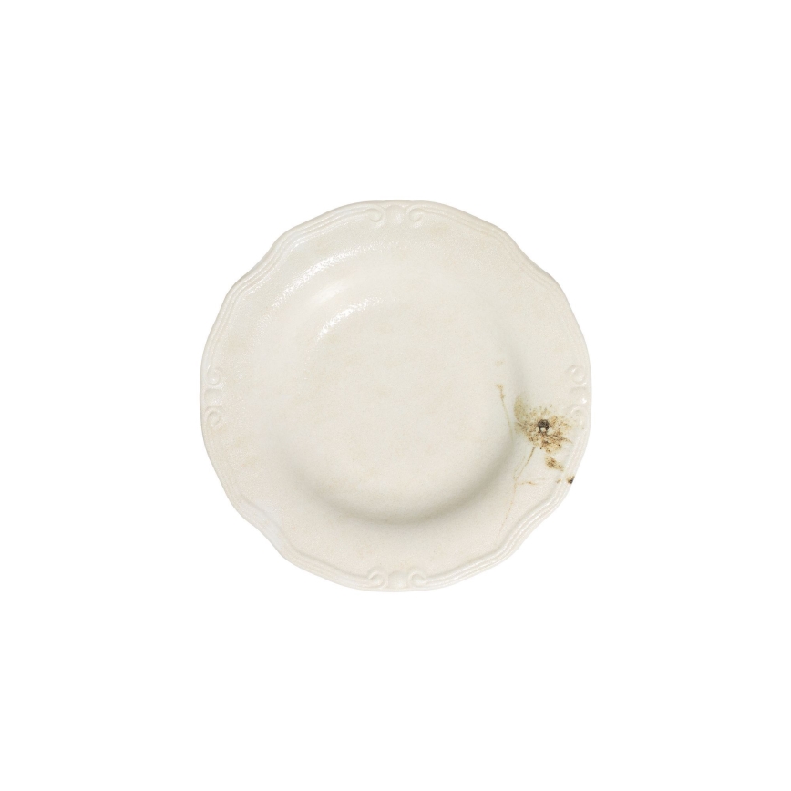 27 darabos krémszínű porcelán étkészlet