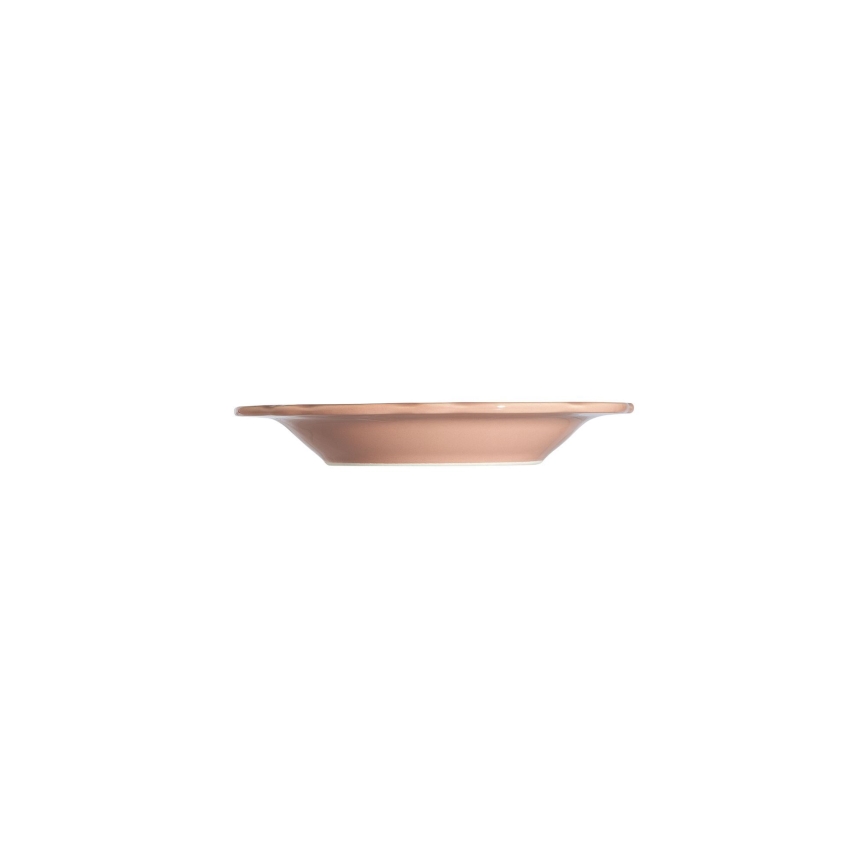 27 darabos porcelán étkészlet – rózsaszín/fehér