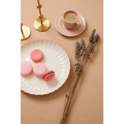 27 részes étkészlet fehér/arany/porcelán