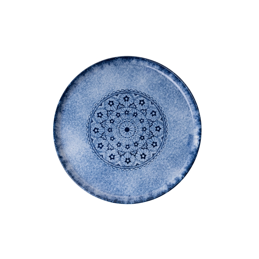 27 részes kék/porcelán étkészlet