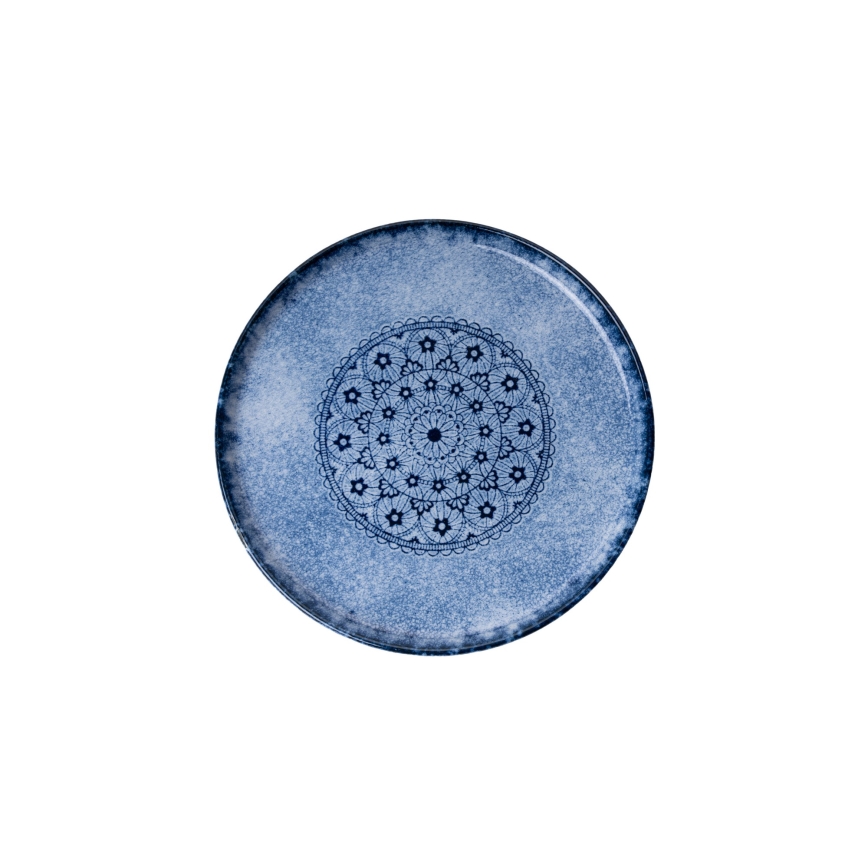 27 részes kék/porcelán étkészlet