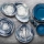 29 darabos étkészlet, kék porcelán