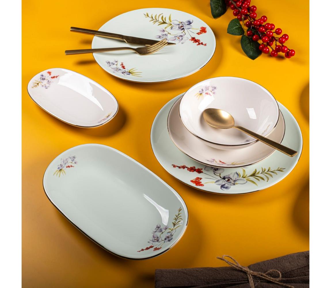 29 darabos színes/porcelán étkészlet 868ARY1150