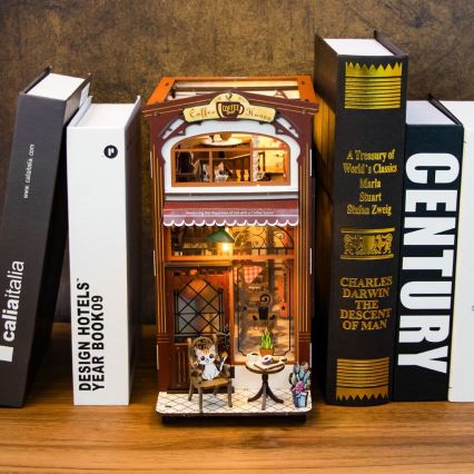 2Kids Toys - 3D LED puzzle Könyvtámasz Kávézó 2xAAA