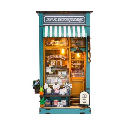 2Kids Toys - 3D LED kirakós könyvtámasz Könyvesbolt Lélek 2xAAA