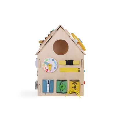 2Kids Toys - Tevékenységi tábla házikó bézs