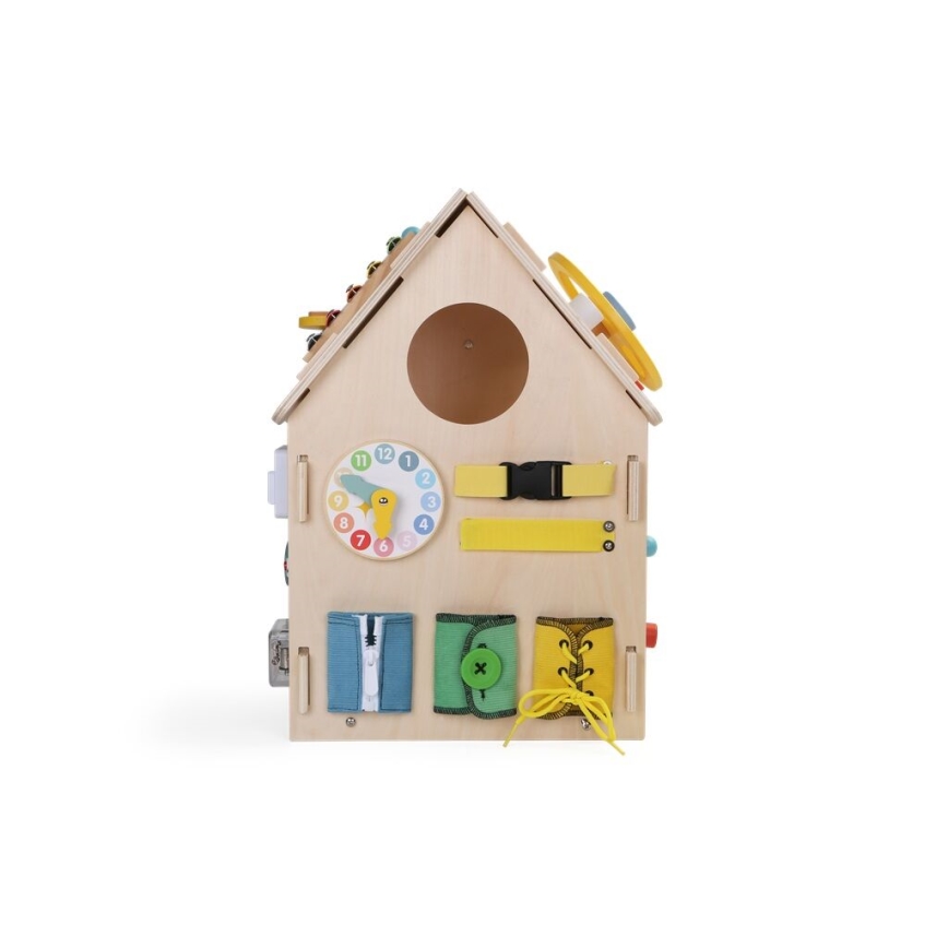 2Kids Toys - Tevékenységi tábla házikó bézs