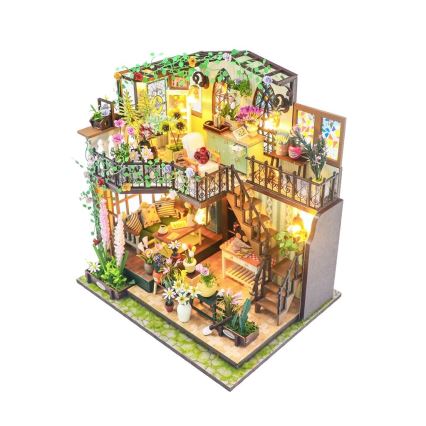 2Kids Toys - Darcy virágos házikó mini változat 2xAAA