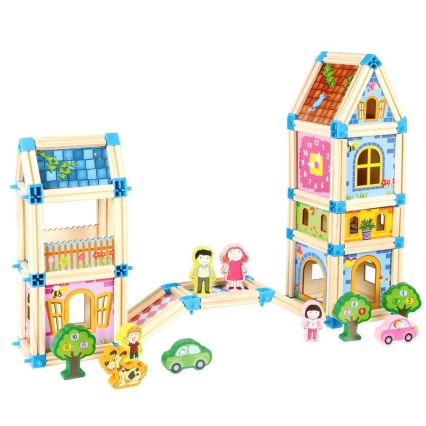 2Kids Toys - Fa építőkészlet: Kastély