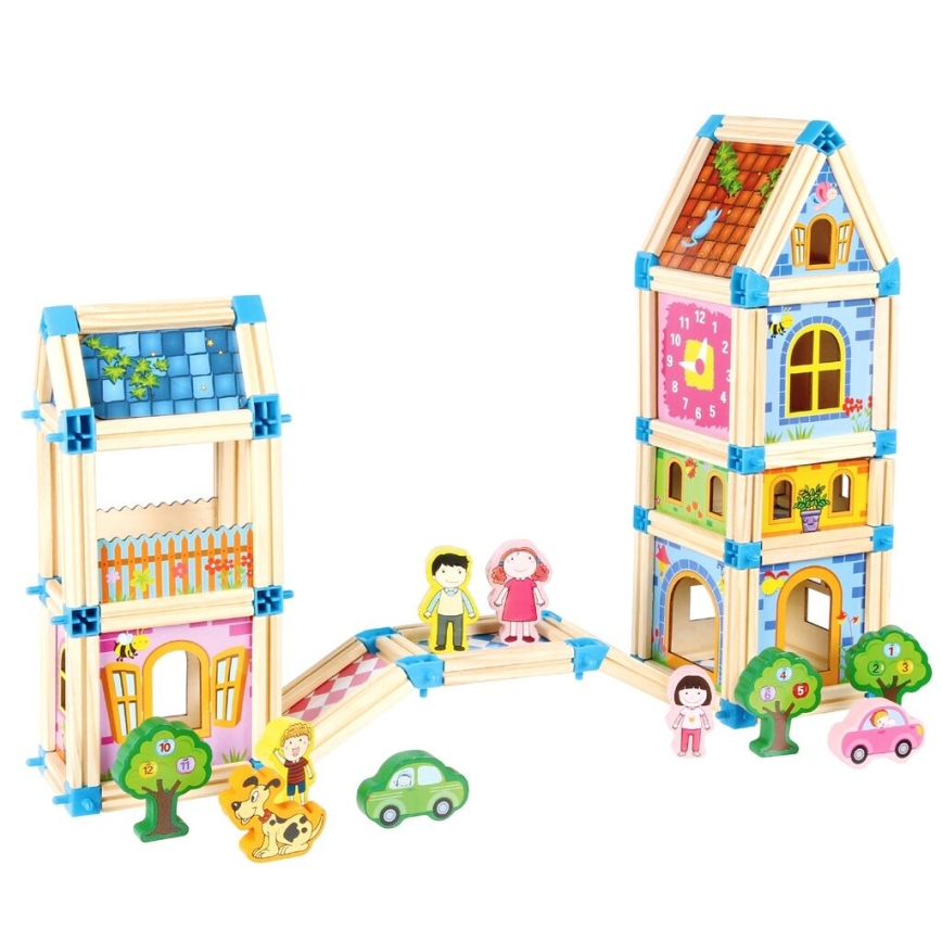 2Kids Toys - Fa építőkészlet: Kastély