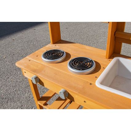 2Kids Toys - Fa kerti konyha mosogatóval