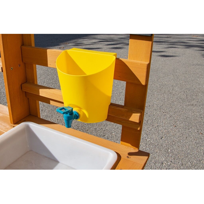 2Kids Toys - Fa kerti konyha mosogatóval