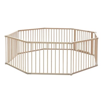 2Kids Toys - Gyerek fa játszókarám XXL 210x210 cm bézs