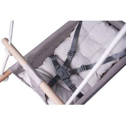 2Kids Toys - Gyermek textilhinta a legkisebbeknek szürke