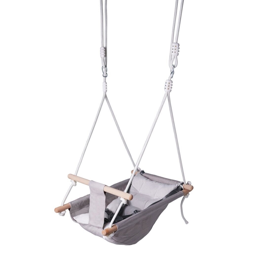 2Kids Toys - Gyermek textilhinta a legkisebbeknek szürke