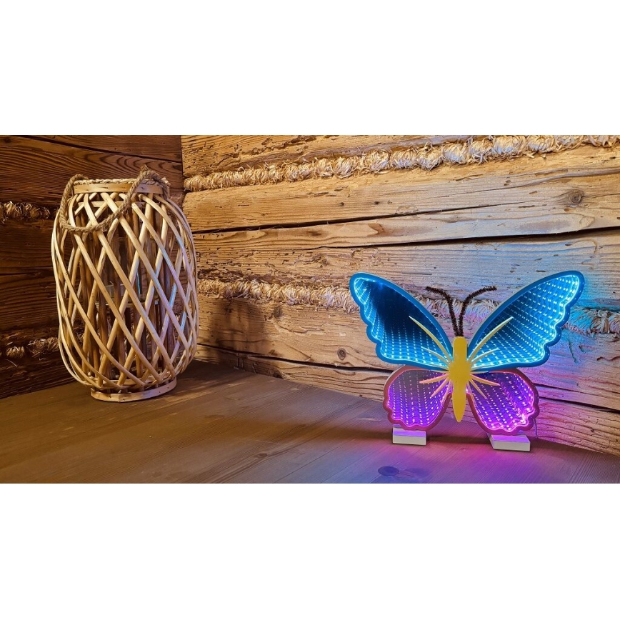 2Kids Toys - LED neon asztali dekoráció LED/5W/USB pillangó
