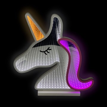 2Kids Toys - LED neon asztali dekoráció LED/5W/USB unikornis