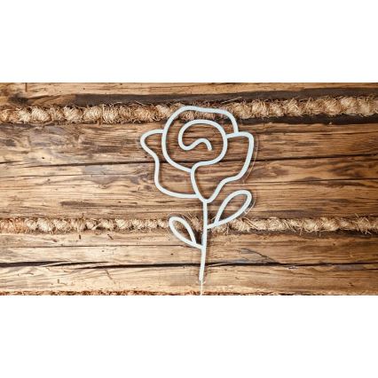 2Kids Toys - LED Neon fali dekoráció LED/5W/USB rózsa