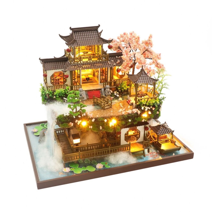 2Kids Játékok - Miniatűr mesebeli házikó 2xAAA-val