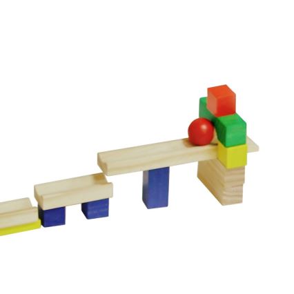 2Kids Toys - Színes fa dominó, 400 db