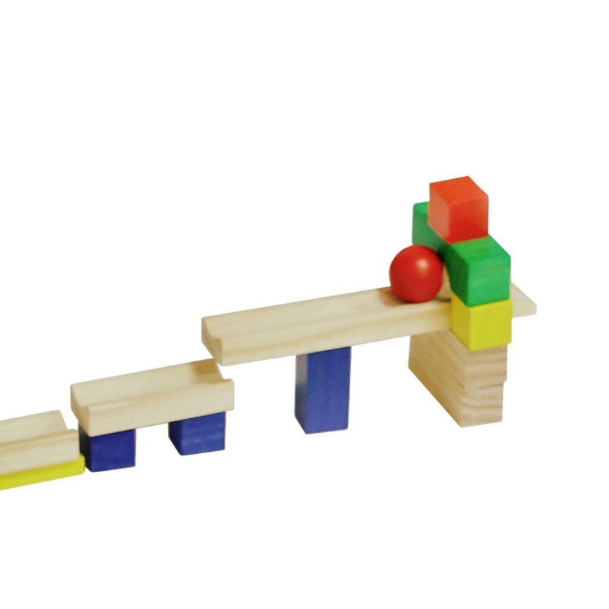 2Kids Toys - Színes fa dominó, 400 db