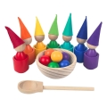 2Kids Toys - Szivárvány babák labdákkal, 7 színben