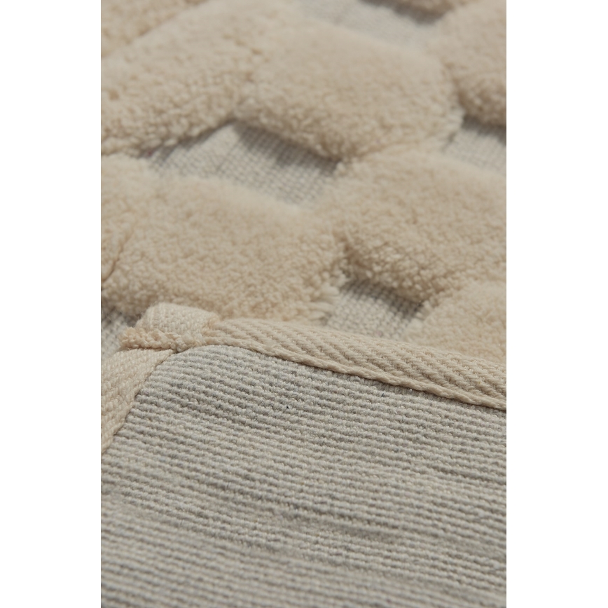 SZETT 2x BAMBI fürdőszobai szőnyeg 60x100 cm bézs