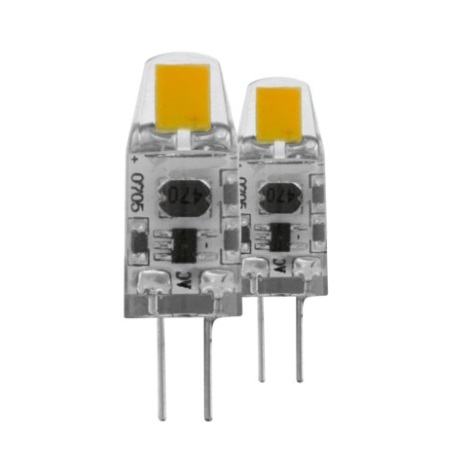 2x Készlet  LED Szabályozható Izzó G4/1,2W - Eglo 11551