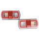 2x LED Multifunkciós hátsólámpa MULTI LED/1,5W/12-24V IP67 piros