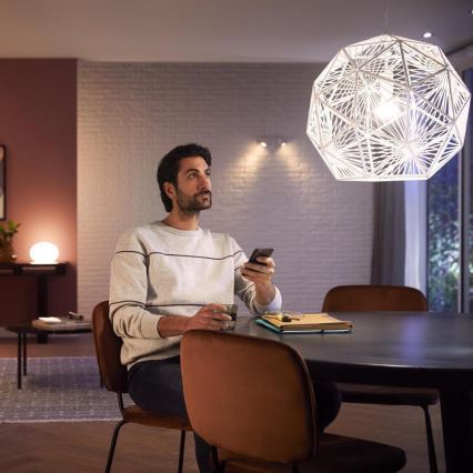 SZET 2x Philips Hue White and Color Ambiance A60 E27/6,5W/230V 2000-6500K LED dimmelhető izzó