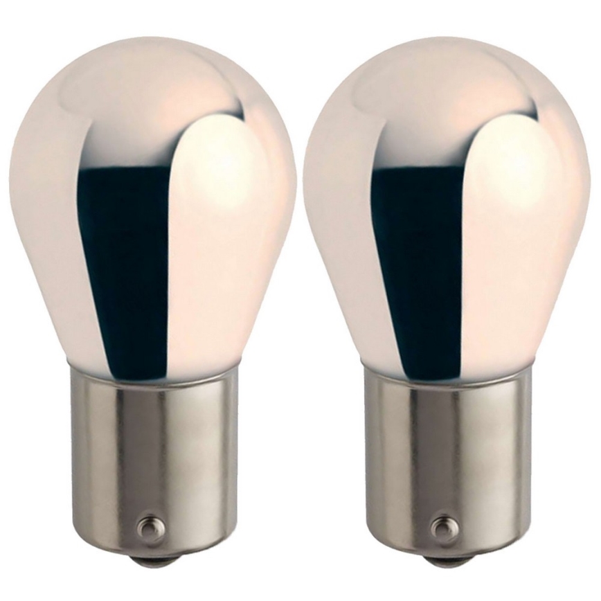 SZETT 2x Philips SILVER VISION autóizzó 12496SVB2 PY21W BAU15s/21W/12V