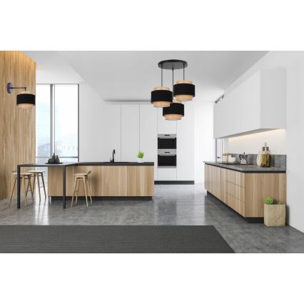 Függeszték kábellel 3xE27/60W/230V bézs