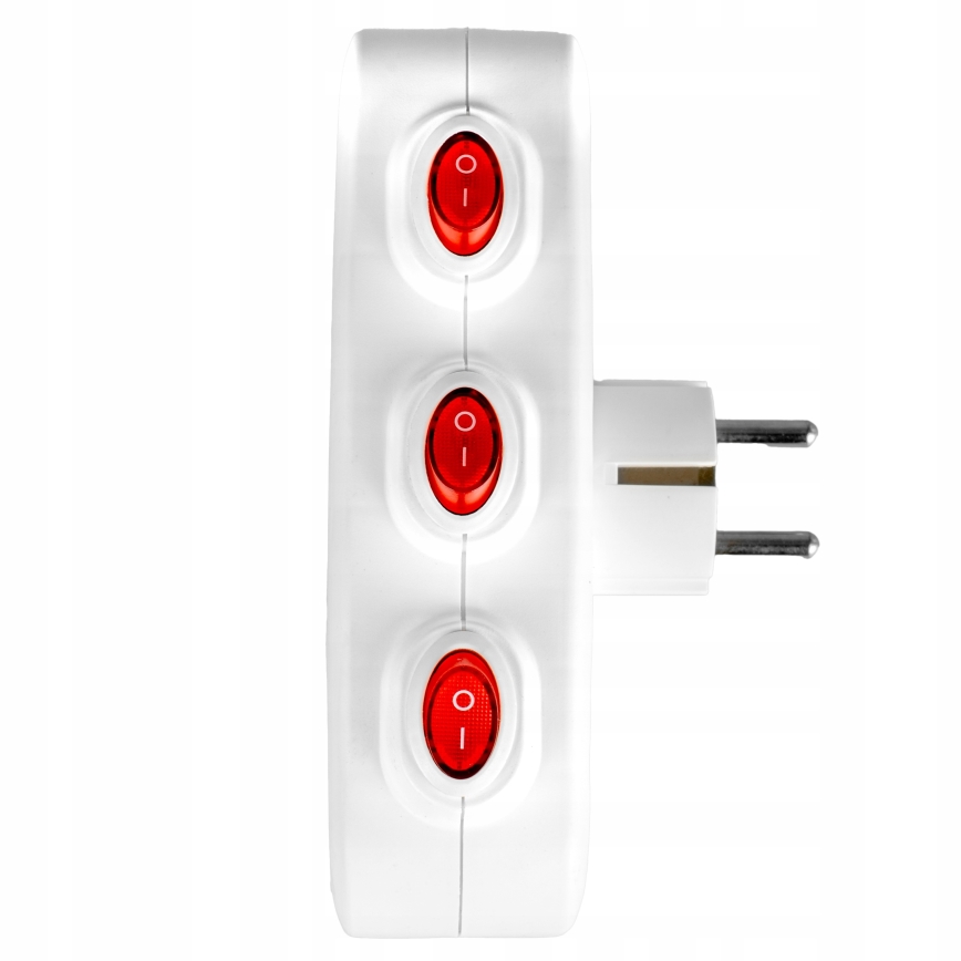 3 aljzatos elosztó kapcsolókkal