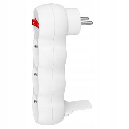 3 aljzatos elosztó kapcsolóval