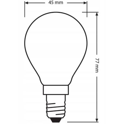 3 darabos LED-izzó szett BASE CLASSIC FILAMENT E14/5,9W/230V 4000K - Osram