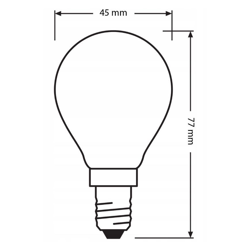 3 darabos LED-izzó szett BASE CLASSIC FILAMENT E14/5,9W/230V 4000K - Osram