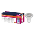 3 darabos LED reflektoros izzó szett PAR16 GU10/6,9W/230V 4000K 60° - Osram