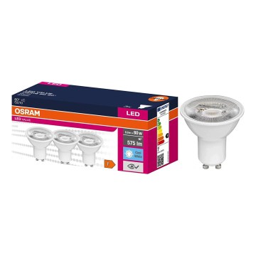 3 darabos LED reflektoros izzó szett PAR16 GU10/6,9W/230V 4000K 60° - Osram