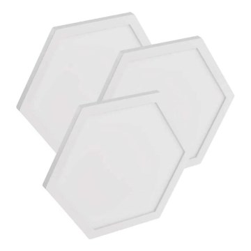 3 darabos LED RGBIC+CCT dimmelhető panel készlet – bővítő, LED/1,8W/230V, Wi‑Fi Tuya