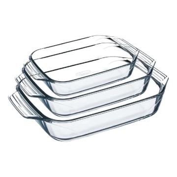3 darabos PYREX sütőtál szett 2/3/4 l
