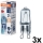 3 darabos sütőizzó szett HALOPIN G9/40W/230V 2700K - Osram