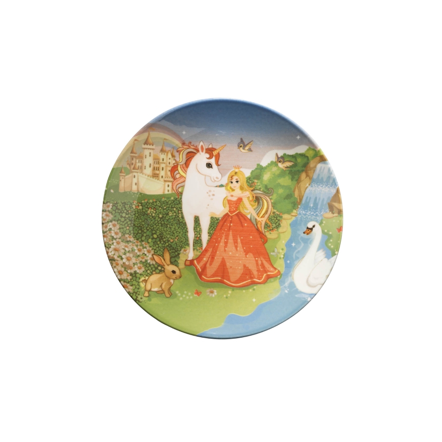 3 darabos színes/finom kőkerámia étkészlet