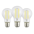 3 darabos VINTAGE A60 LED izzó szett E27/3,8W/230V 2700K - Eglo 110437