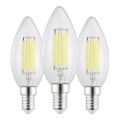 3 darabos VINTAGE C35 LED izzó szett E14/2,2W/230V 2700K - Eglo 110439