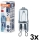3 db-os sütőizzó készlet HALOPIN G9/25W/230V 2700K - Osram