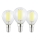 3 db-os vintage LED izzó szett P45, E14, 2,2 W / 230 V / 2700 K - Eglo 110441